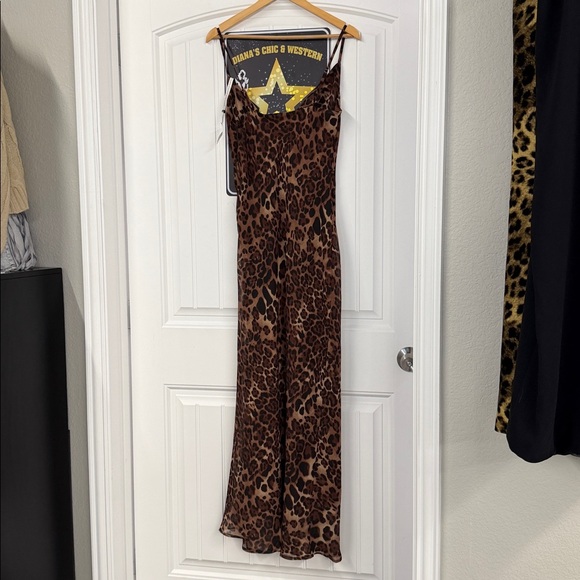 SNDYS Skin Maxi Dress in Leopard - Picture 7 of 7